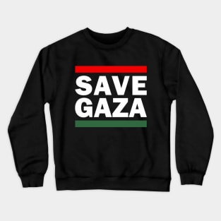 Save Gaza Crewneck Sweatshirt